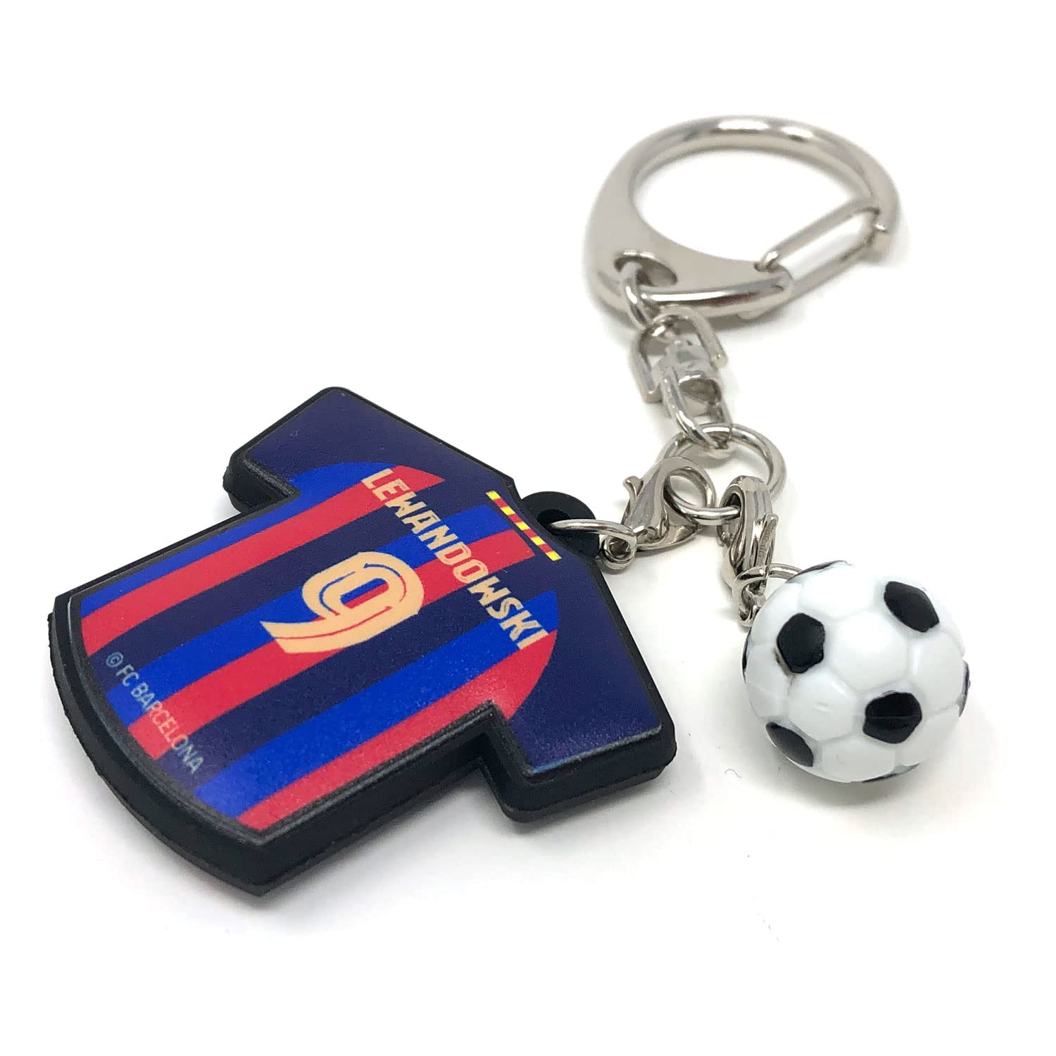 Amazon | FCBarcelona(FCバルセロナ) ユニ型ラバーキーホルダー #9